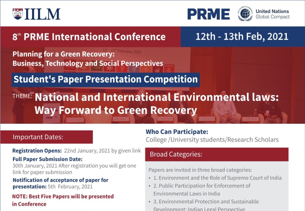 IILM 8th Annual PRME Conference 2021