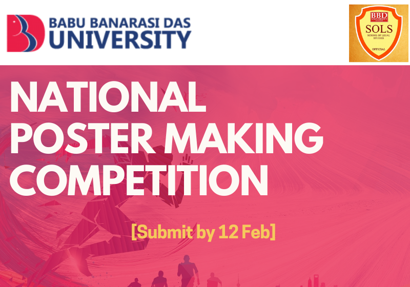 National Poster Making Competition | School of Legal Studies, BBDU