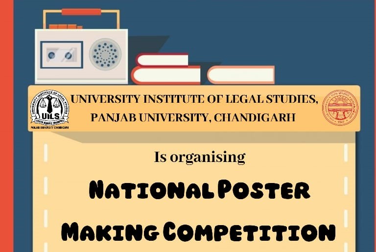National Poster Making Competition | UILS, Panjab University, Chandigarh [Submit by: Jan 25]