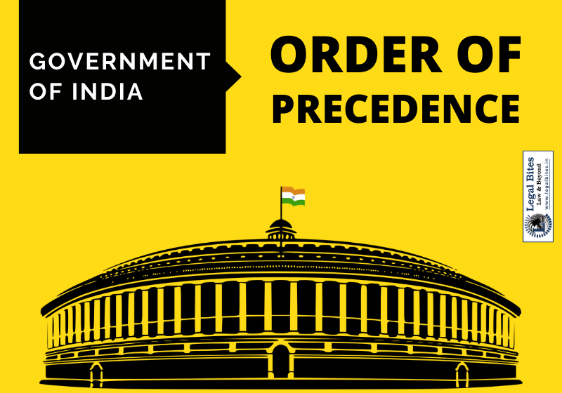 Order of Precedence of the Government of India