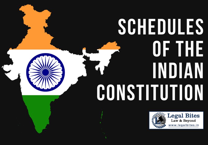 Schedules in the Indian Constitution