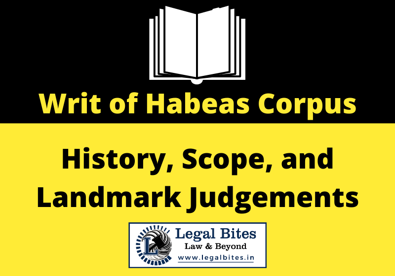 Writ of Habeas Corpus