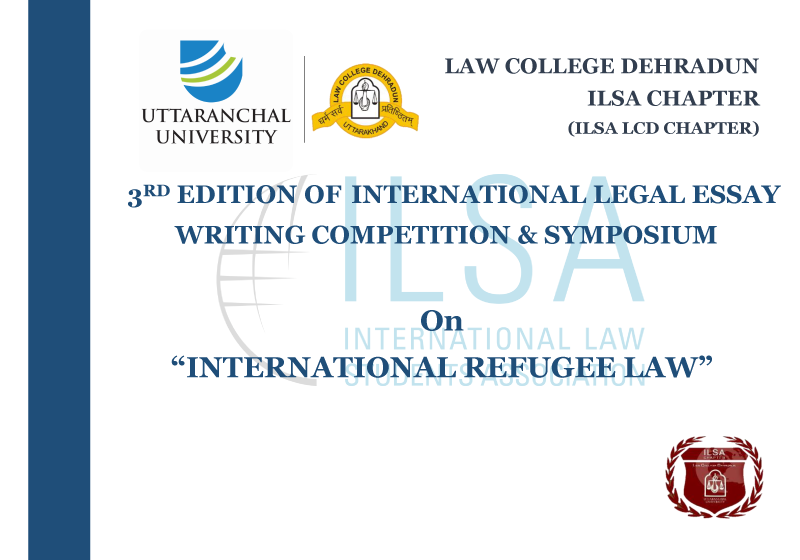 3rd International Legal Essay Writing Competition & Symposium | Law College Dehradun