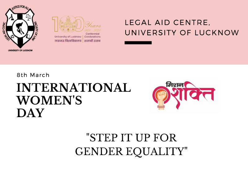 International Womens Day Fiesta 2021 | Legal Aid Centre, Faculty of Law, University of Lucknow