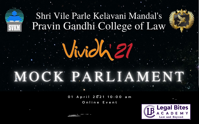 Mock Parliament Vividh21 SVKM Mumbai