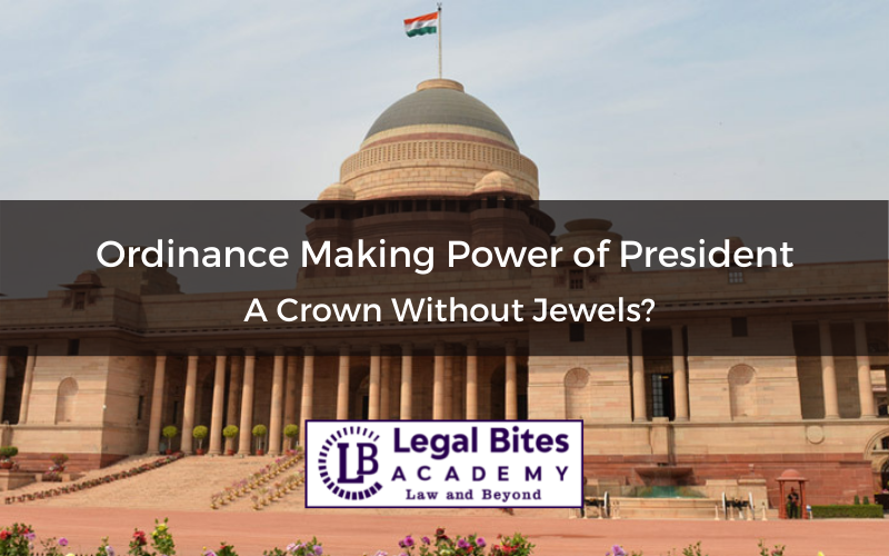 Ordinance Making Power of President: A Crown