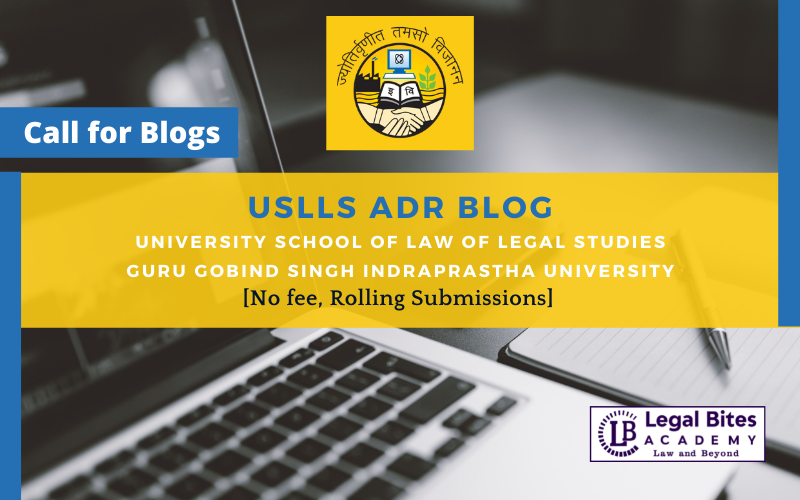 Call For Blogs by USLLS ADR Blog [No fee, Rolling Submissions]
