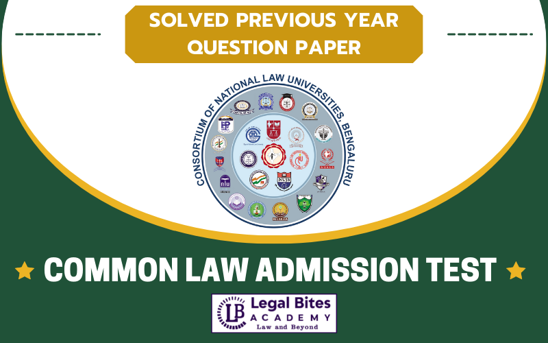 CLAT UG Previous Year Question Paper