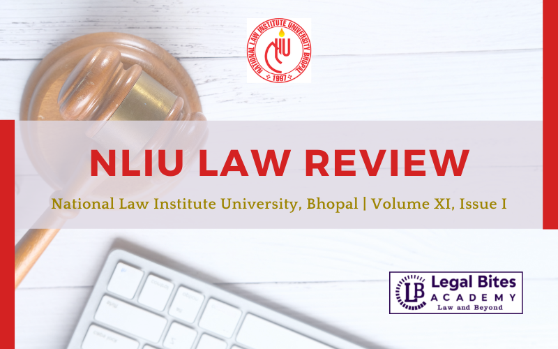 NLIU Law Review, Volume XI, Issue I