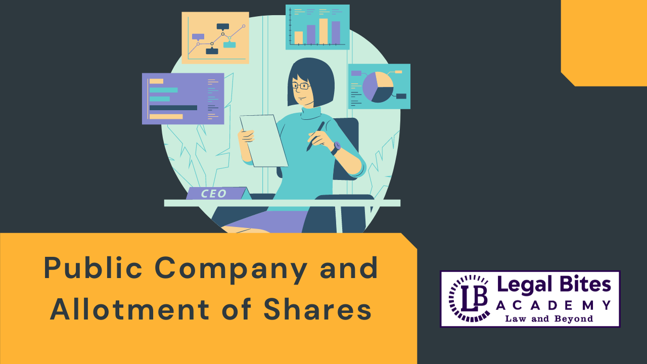 Public Company and Allotment of Shares