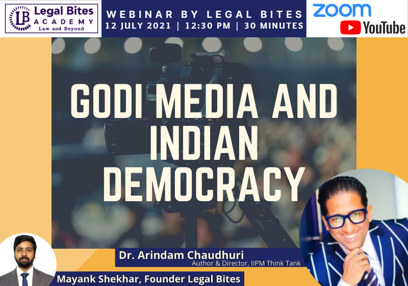 Webinar: Godi Media and Indian Democracy | Ft. Dr. Arindam Chaudhuri