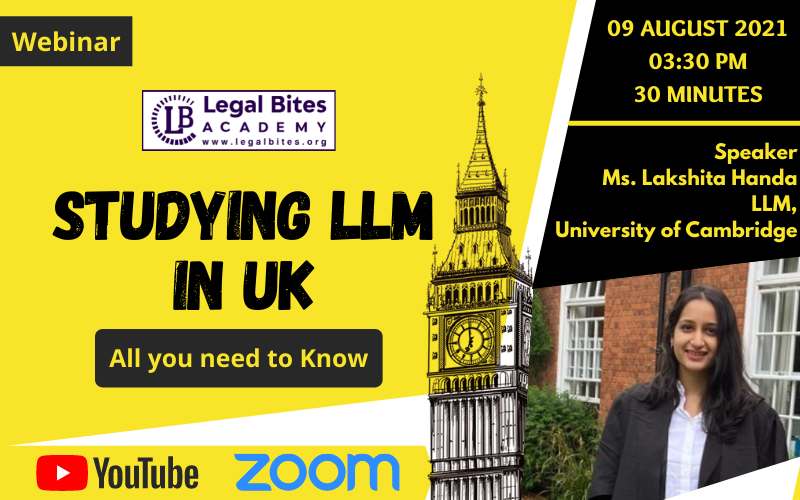 Webinar: Studying LLM in the UK - All you need to Know, Ms Lakshita Handa