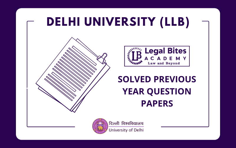 DU LLB 2019 Solved Paper | DU LLB Entrance Solved Paper PDF