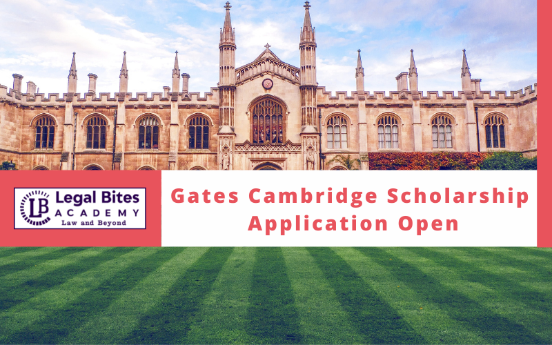 Gates Cambridge Scholarship: Application Open