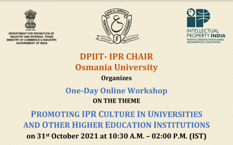 Promoting IPR Culture in Universities