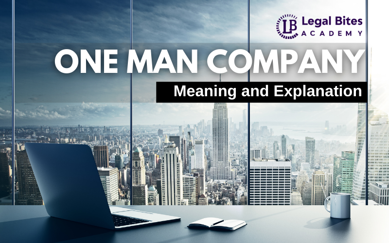 One Man Company