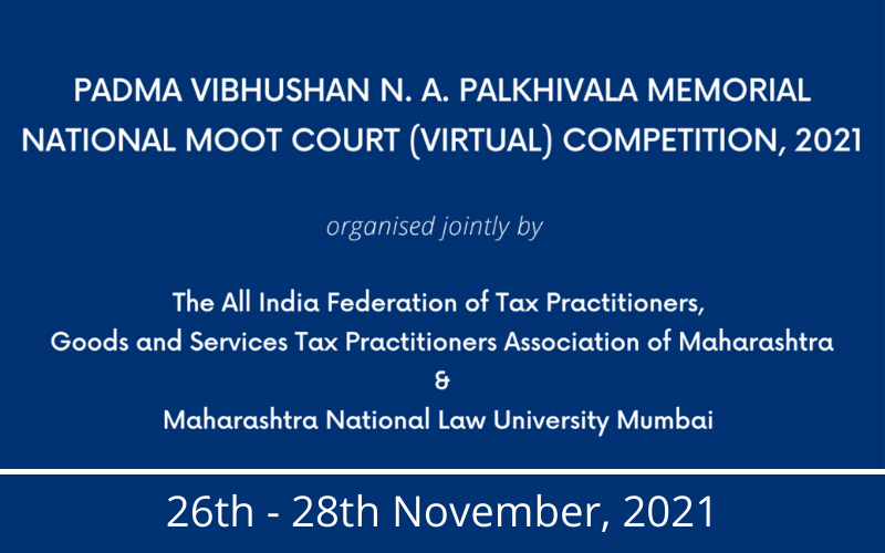 Padma Vibhushan N A Palkhivala Memorial National Moot Court