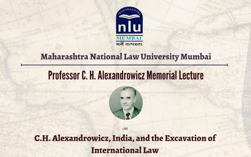 Professor C H Alexandrowicz Memorial Lecture