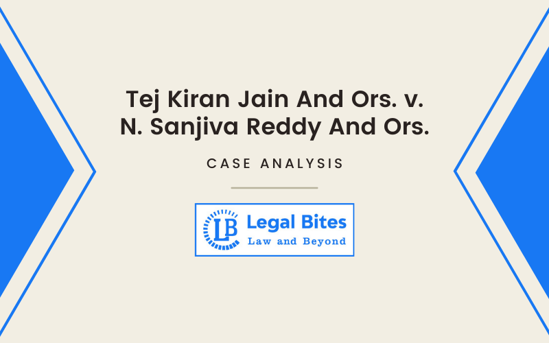 Case Analysis on Tej Kiran Jain