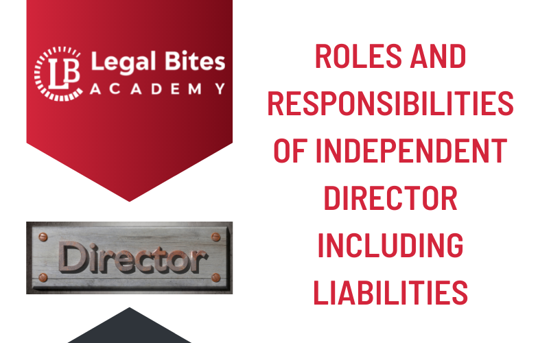 Responsibilities Of Independent Director