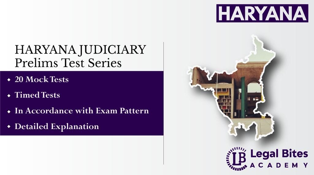 Haryana Judicial Services Prelims Mock Test 2 | Haryana Judicial Services Prelims Mock Test Solved Papers PDF
