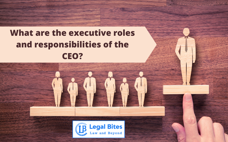 executive roles and responsibilities of the CEO