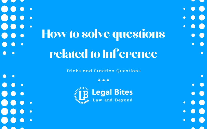 solve questions related to Inference