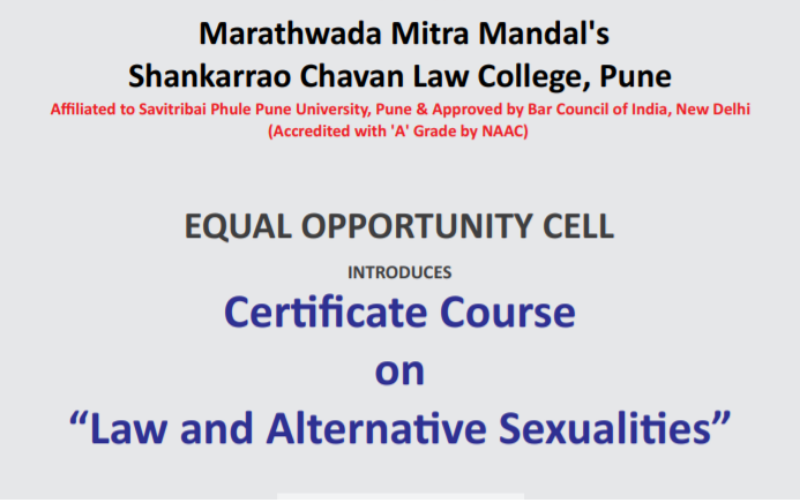 Certificate Course on Law and Alternative Sexualities