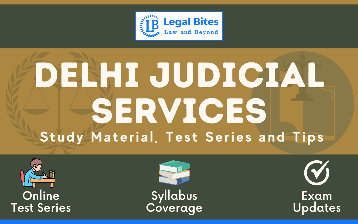 Delhi Judicial Services: Study Material,