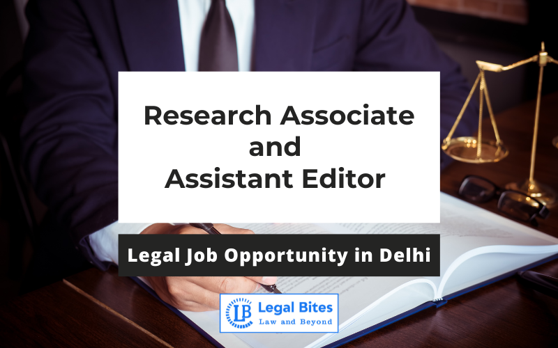 Legal Job Opportunity in Delhi at Legal Bites