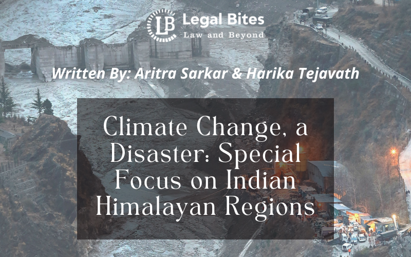 Climate Change, a Disaster: Special Focus on Indian Himalayan Regions