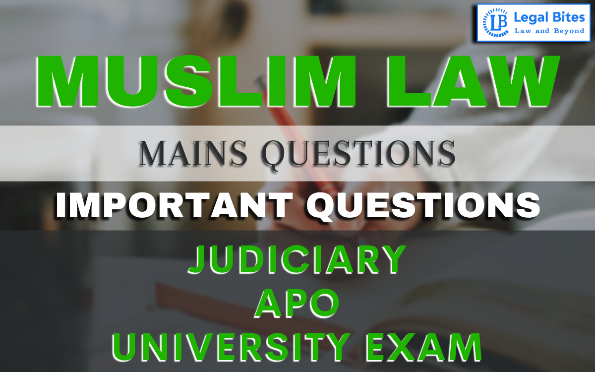 What is the Islamic notion of Law? Should the Muslim Law of marriage and divorce be substantially changed? Has the parliament of India the power to do so? Give reasons for your answer.