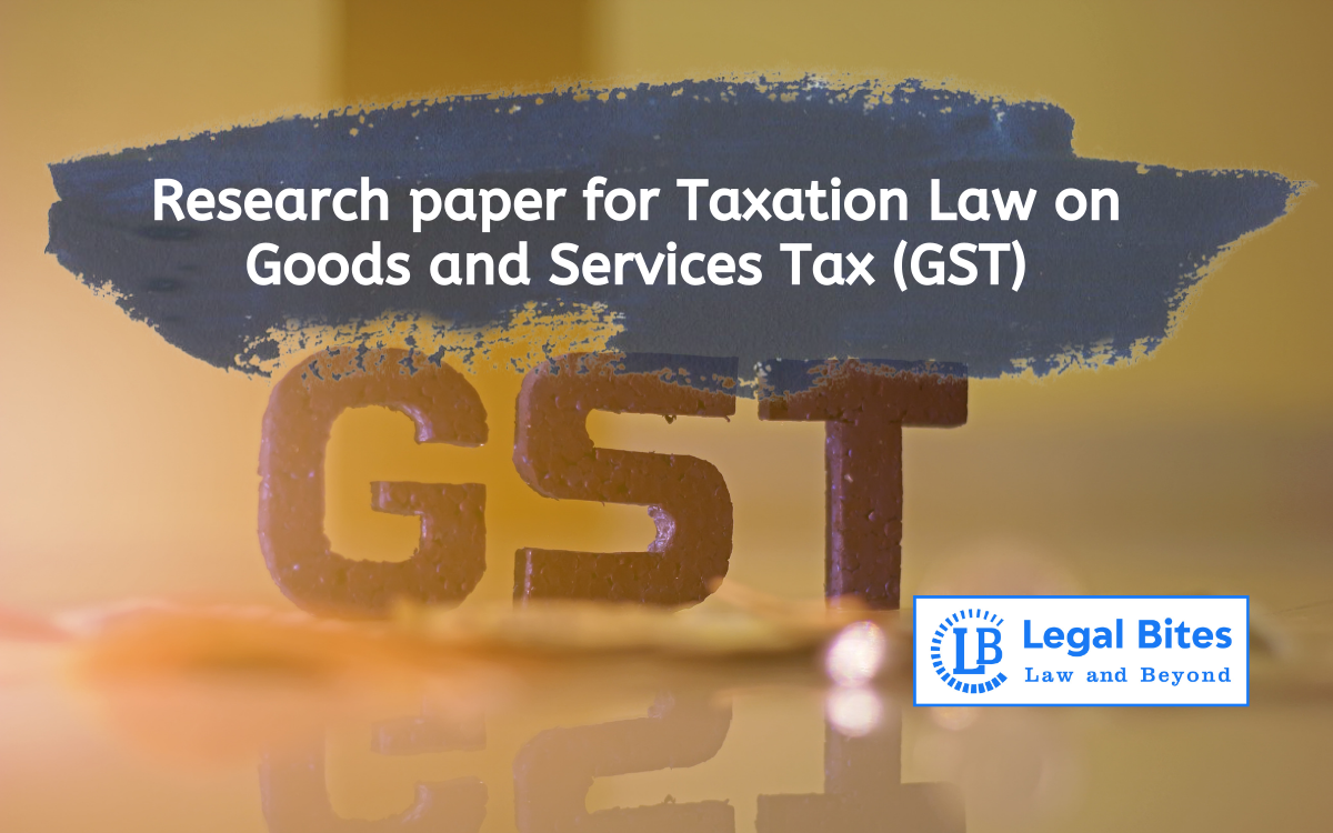 Goods and Services Tax (GST): Overview