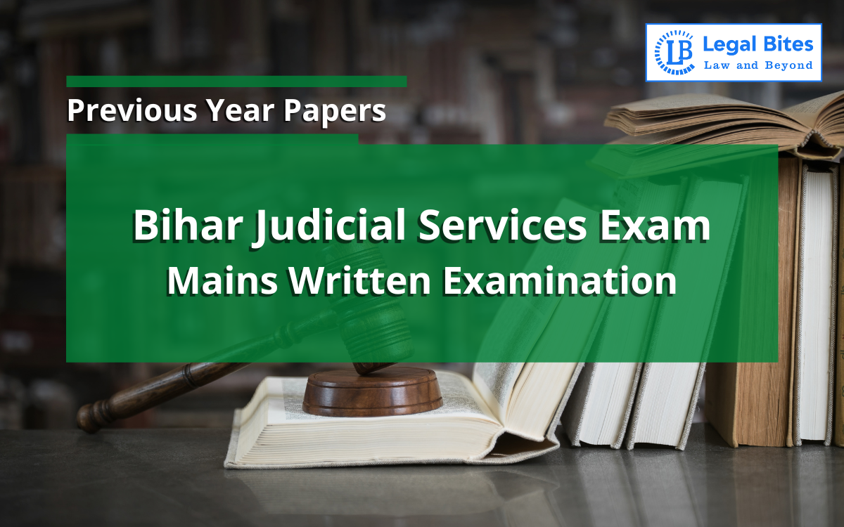 Bihar Judicial Services Exam Mains
