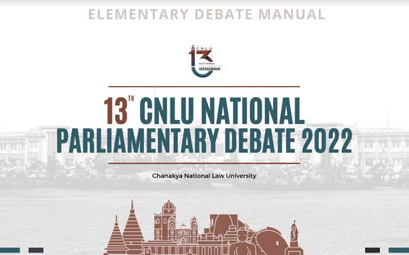 13th CNLU National Parliamentary Debate